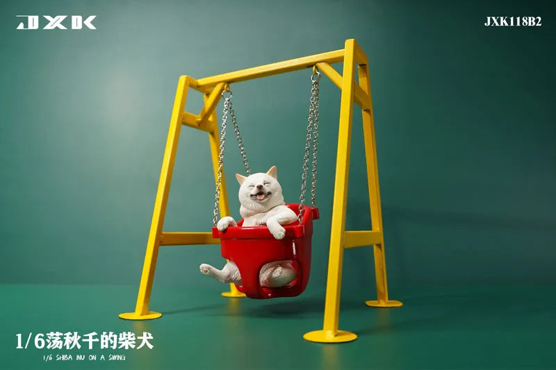 1/6 Shiba Inu Playing on a Swing B2ㅤ – JXK Studio – ActionFigureBrasil