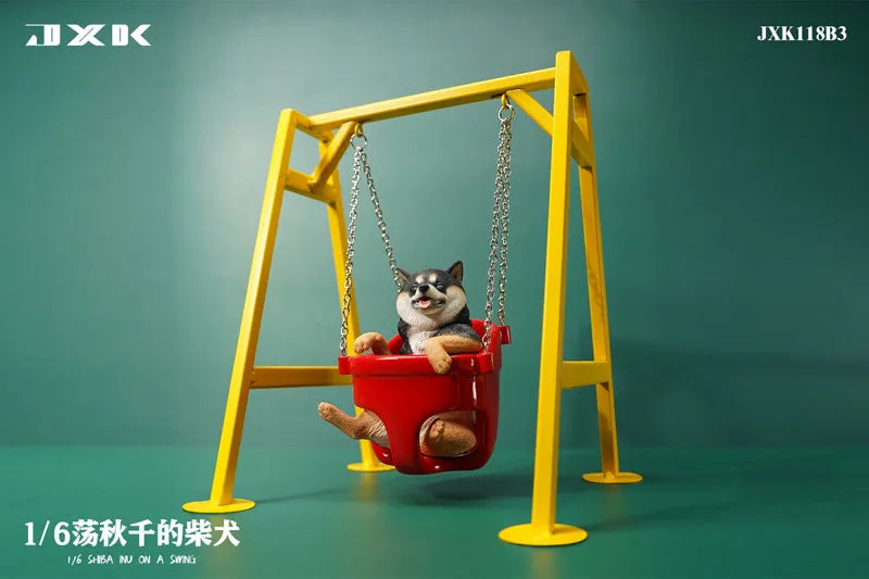 1/6 Shiba Inu Playing on a Swing B3ㅤ – JXK Studio – ActionFigureBrasil