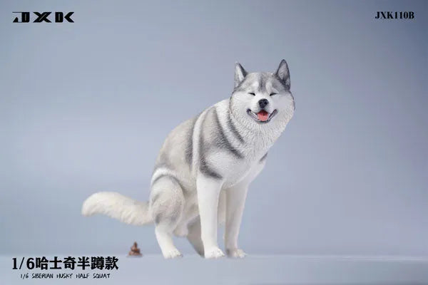 1/6 Siberian Husky Half Squat Bㅤ – JXK Studio – ActionFigureBrasil