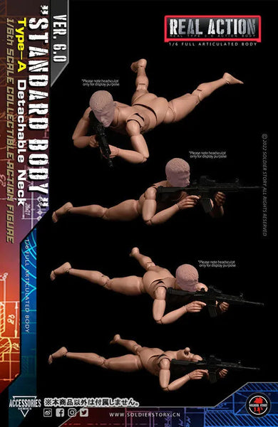 1/6 Standard Body Type B Combined Neckㅤ – Soldier Story – ActionFigureBrasil — ambientada