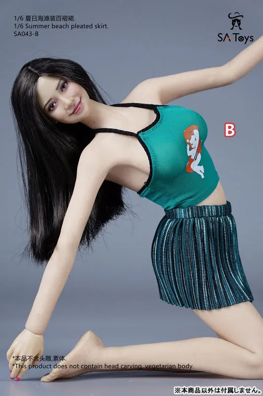 1/6 Summer Beach Pleated Skirt B (DOLL ACCESSORY)ㅤ – SA TOYS – ActionFigureBrasil
