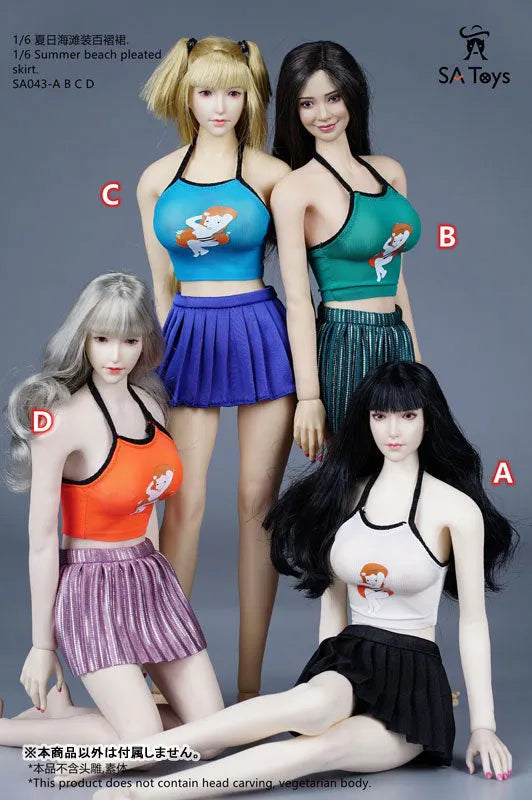 1/6 Summer Beach Pleated Skirt D (DOLL ACCESSORY)ㅤ – SA TOYS – ActionFigureBrasil