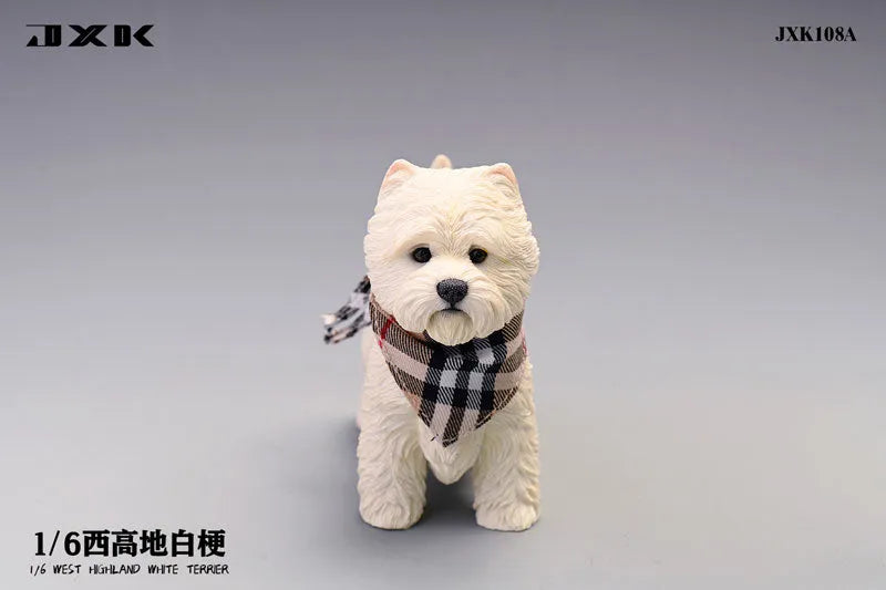 1/6 West Highland White Terrier Aㅤ – JXK Studio – ActionFigureBrasil