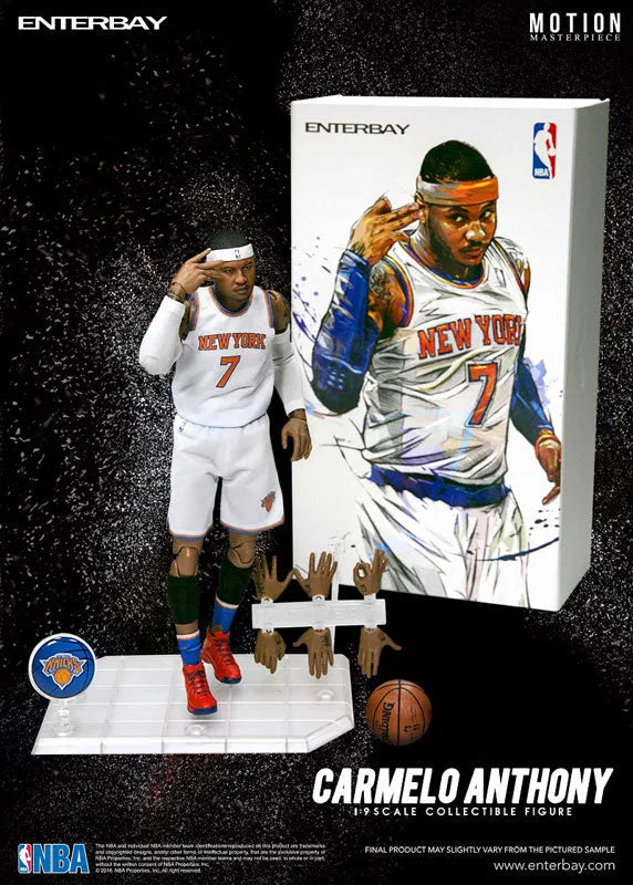 1/9 Motion Masterpiece Collectible Figure - NBA Collection: Carmelo Anthony MM-1206ㅤ – Enterbay – ActionFigureBrasil