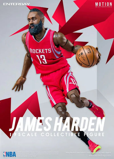 1/9 Motion Masterpiece Collectible Figure / NBA Collection: James Harden MM-1202ㅤ – Enterbay – ActionFigureBrasil — ângulo diferente