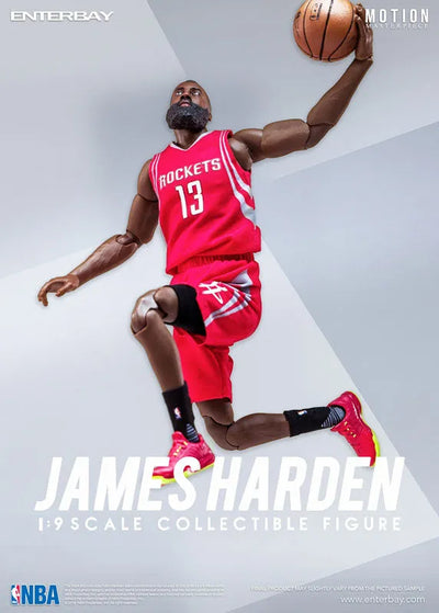 1/9 Motion Masterpiece Collectible Figure / NBA Collection: James Harden MM-1202ㅤ – Enterbay – ActionFigureBrasil — embalagem