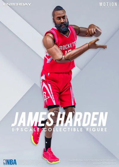 1/9 Motion Masterpiece Collectible Figure / NBA Collection: James Harden MM-1202ㅤ – Enterbay – ActionFigureBrasil — acessórios