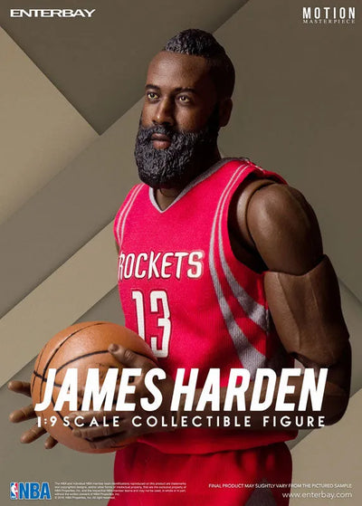 1/9 Motion Masterpiece Collectible Figure / NBA Collection: James Harden MM-1202ㅤ – Enterbay – ActionFigureBrasil — ambientada