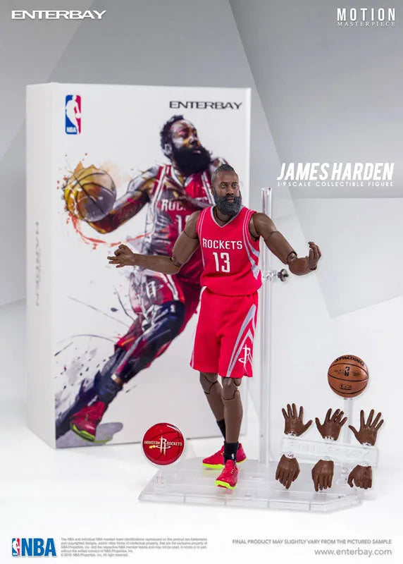1/9 Motion Masterpiece Collectible Figure / NBA Collection: James Harden MM-1202ㅤ – Enterbay – ActionFigureBrasil