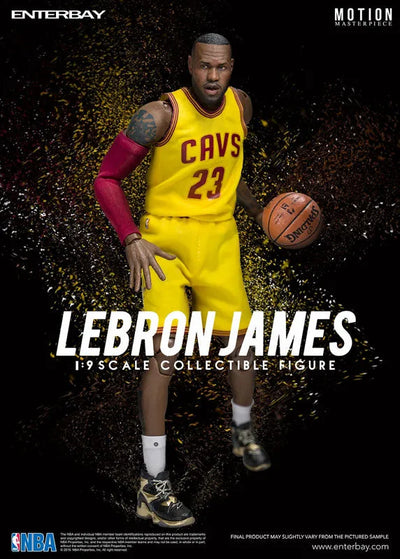 1/9 Motion Masterpiece Collectible Figure - NBA Collection: LeBron James MM-1205ㅤ – Enterbay – ActionFigureBrasil — ângulo diferente