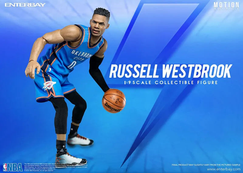 1/9 Motion Masterpiece Collectible Figure - NBA Collection: Russell Westbrook MM-1203ㅤ – Enterbay – ActionFigureBrasil