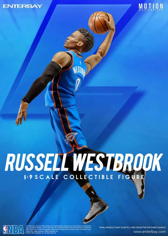 1/9 Motion Masterpiece Collectible Figure - NBA Collection: Russell Westbrook MM-1203ㅤ – Enterbay – ActionFigureBrasil