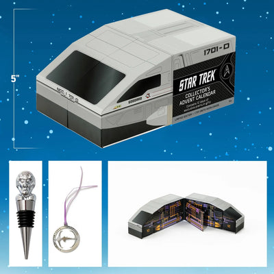 12 Days of Star Trek Advent Calendar - LIMITED EDITION: 1701 – Insight Editions – ActionFigure Brasil — iluminação de estúdio
