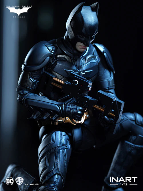 Figura de Batman: El Caballero Oscuro: La Leyenda Renace (versión Deluxe) de Queen Studios InArt, escala 1/12, HgM0001 