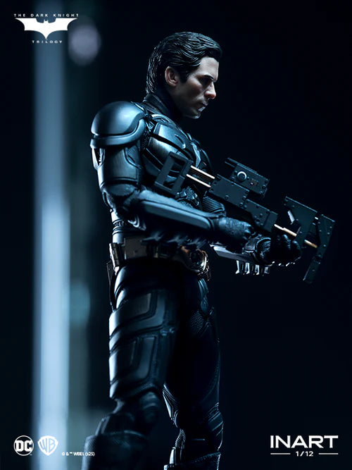 Figura de Batman: El Caballero Oscuro: La Leyenda Renace (versión Deluxe) de Queen Studios InArt, escala 1/12, HgM0001 
