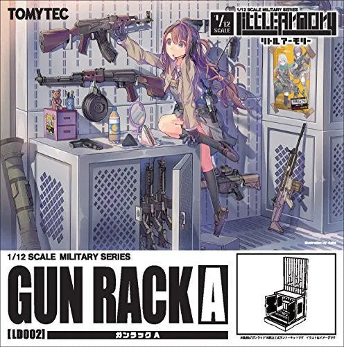 1inch - Little Armory LD002 - Gun Rack A - 1/12 (Tomytec)ㅤ – Tomytec – ActionFigureBrasil