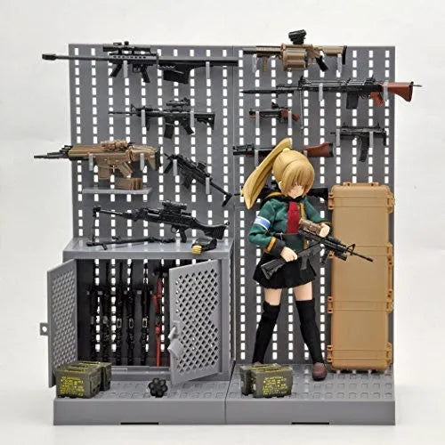 1inch - Little Armory LD002 - Gun Rack A - 1/12 (Tomytec)ㅤ – Tomytec – ActionFigureBrasil