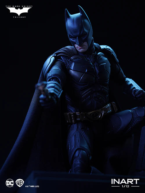 Figura de Batman: El Caballero Oscuro: La Leyenda Renace (versión Deluxe) de Queen Studios InArt, escala 1/12, HgM0001 