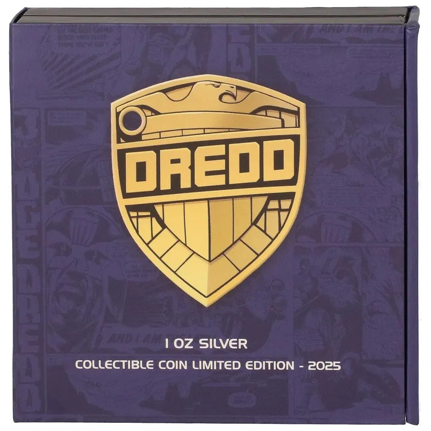 2000 AD - Judge Dredd Badge 2025 - LIMITED EDITION: 999 – 101 Collectibles – ActionFigure Brasil