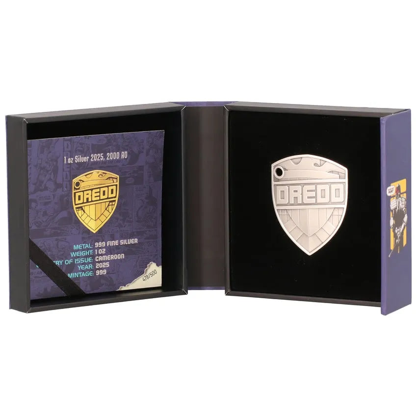 2000 AD - Judge Dredd Badge 2025 - LIMITED EDITION: 999 – 101 Collectibles – ActionFigure Brasil