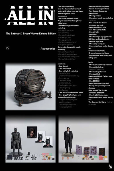 Batman (2022) - Batman y Bruce Wayne (Versión Deluxe) A004D1 