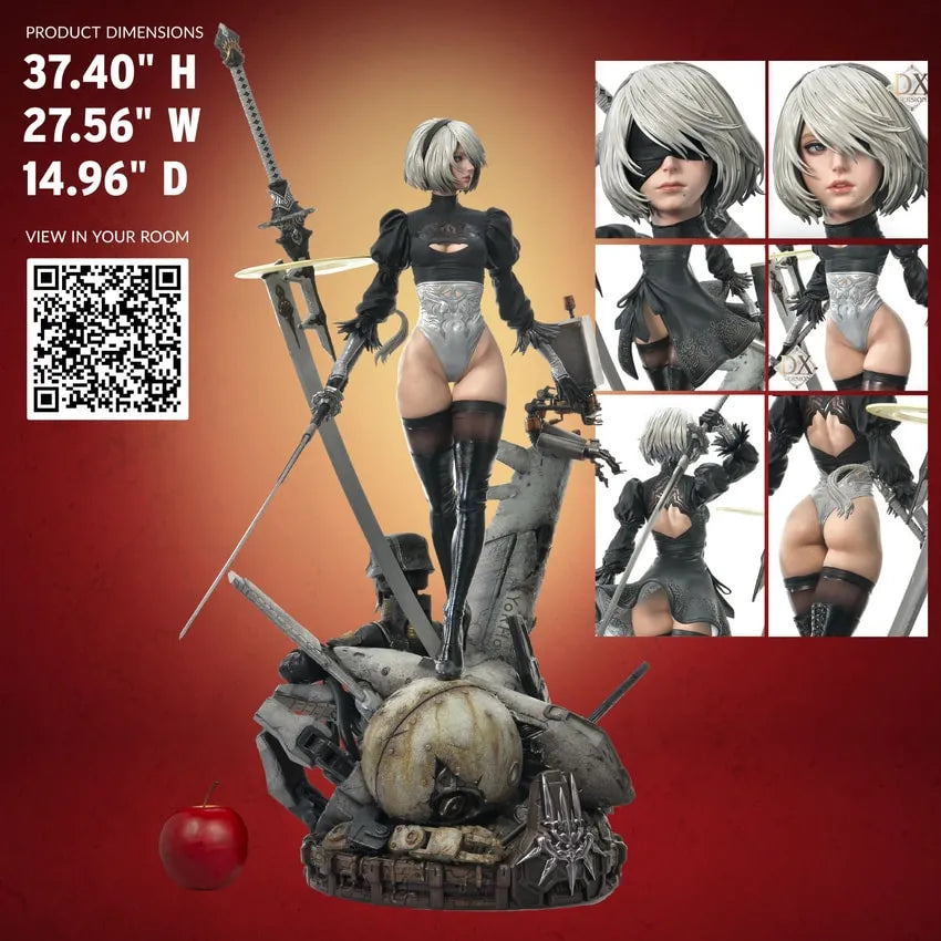 2B - YoRHa No. 2 Type B (Deluxe Ver.) (Deluxe Version) – Square Enix – ActionFigure Brasil