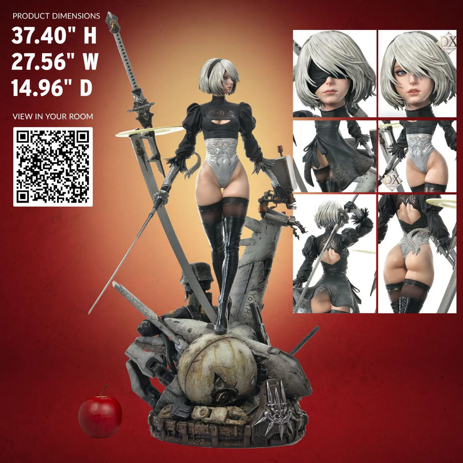 2B - YoRHa No. 2 Type B (Deluxe Ver.) (Deluxe Version) – Square Enix – ActionFigure Brasil