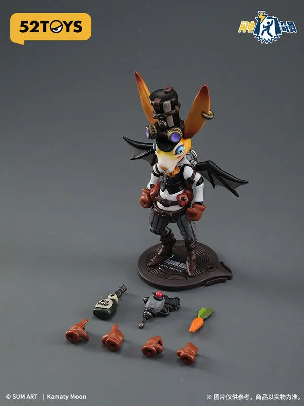 3.75' Series - FigLite - Steampunk Rabbit (52TOYS)ㅤ – 52TOYS – ActionFigureBrasil