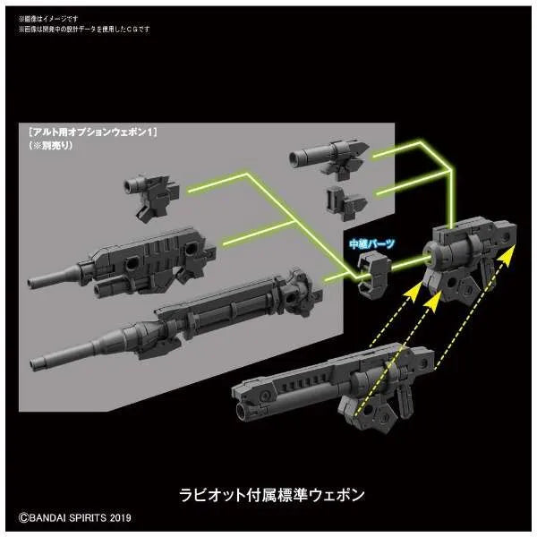 30 Minutes Missions - eEXM-21 Rabiot - 1/144 - White (Bandai Spirits)ㅤ – Bandai Spirits – ActionFigureBrasil