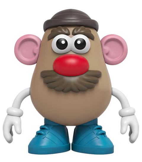 4D XXRAY Mr. Potato Head - LIMITED EDITION – Mighty Jaxx – ActionFigure Brasil