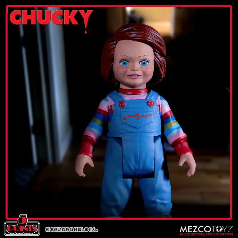 5 Point / Child's Play Series: Chucky Action Figure Deluxe Setㅤ – Mezco – ActionFigureBrasil