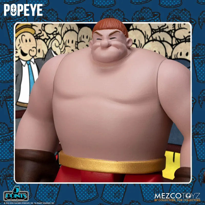 5-Point / Popeye: Popeye & Oxheart 3.75 Inch Action Figure Setㅤ – Mezco – ActionFigureBrasil