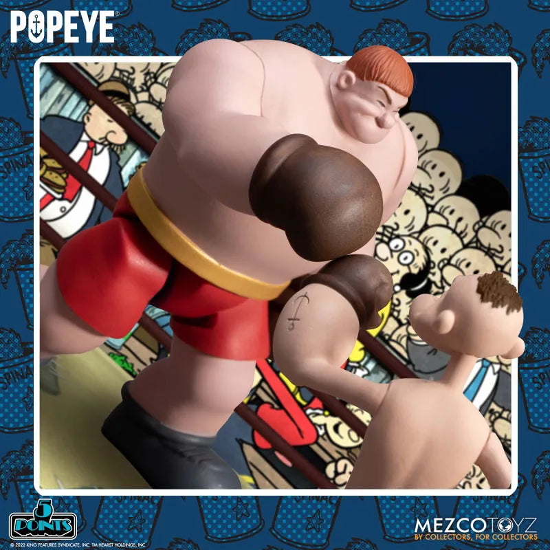 5-Point / Popeye: Popeye & Oxheart 3.75 Inch Action Figure Setㅤ – Mezco – ActionFigureBrasil