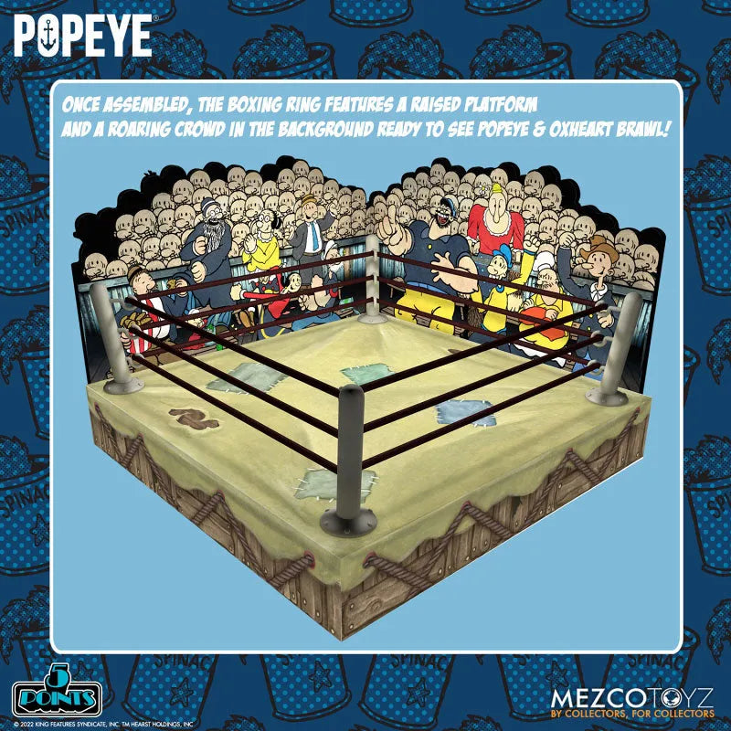 5-Point / Popeye: Popeye & Oxheart 3.75 Inch Action Figure Setㅤ – Mezco – ActionFigureBrasil