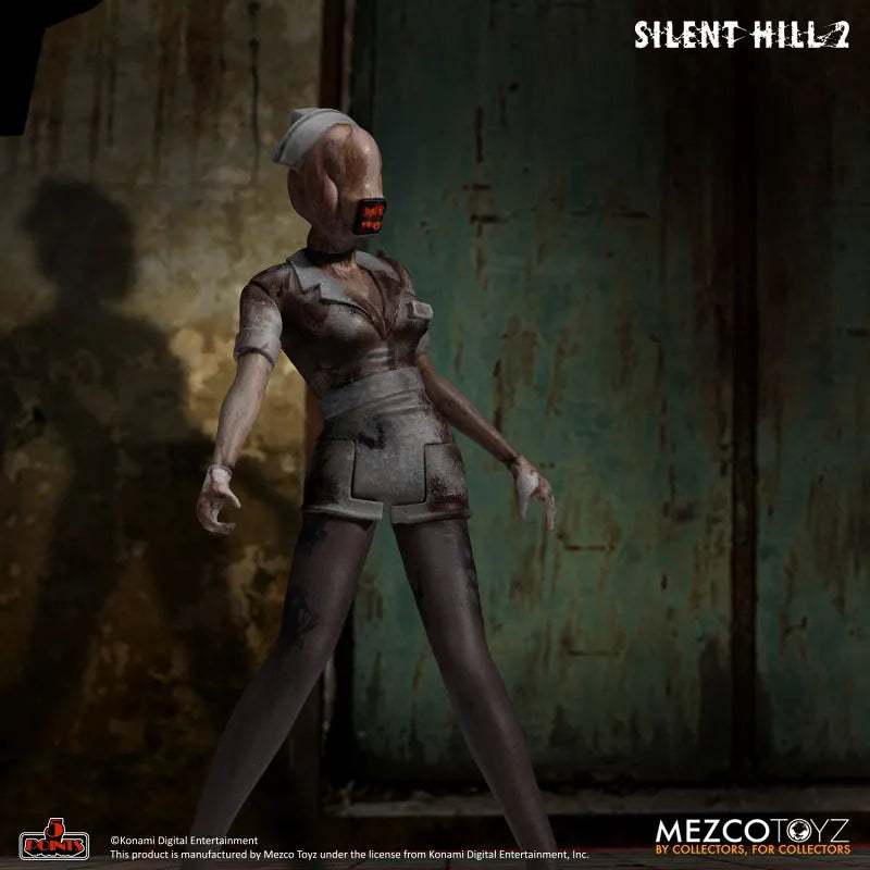 5 Point Silent Hill 2 Red Pyramid Thing & Bubble Head Nurse 3.75 Inch Action Figure Deluxe Setㅤ – Mezco – ActionFigureBrasil