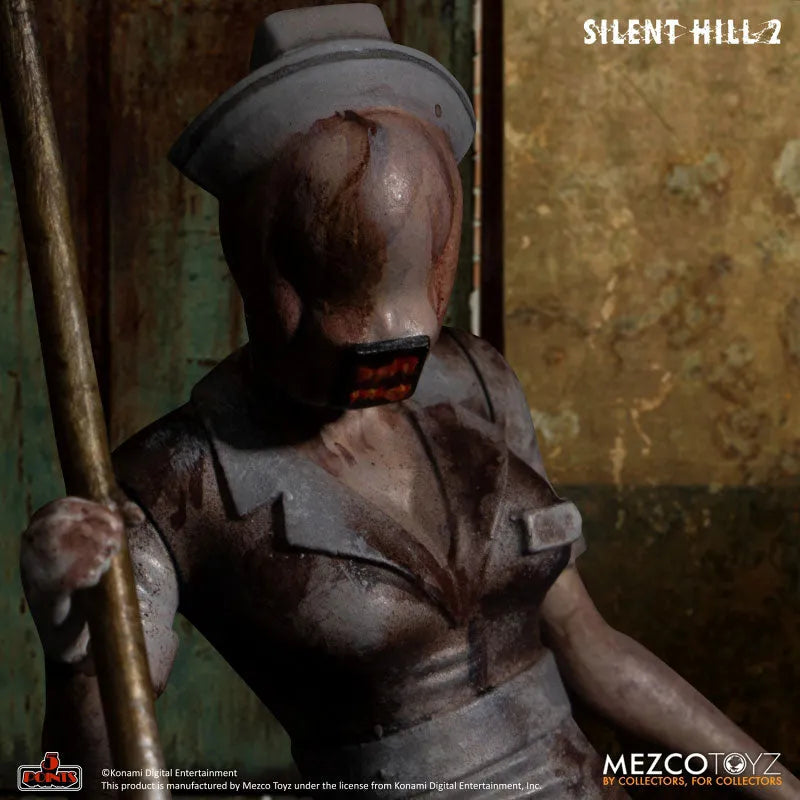 5 Point Silent Hill 2 Red Pyramid Thing & Bubble Head Nurse 3.75 Inch Action Figure Deluxe Setㅤ – Mezco – ActionFigureBrasil