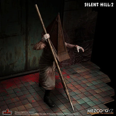 5 Point Silent Hill 2 Red Pyramid Thing & Bubble Head Nurse 3.75 Inch Action Figure Deluxe Setㅤ – Mezco – ActionFigureBrasil — detalhe do produto
