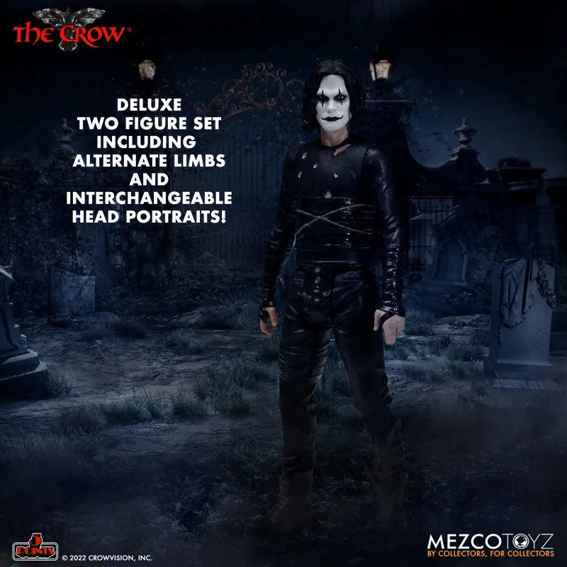 5 Point / The Crow: Eric Draven 3.75 Inch Action Figure Deluxe Setㅤ – Mezco – ActionFigureBrasil
