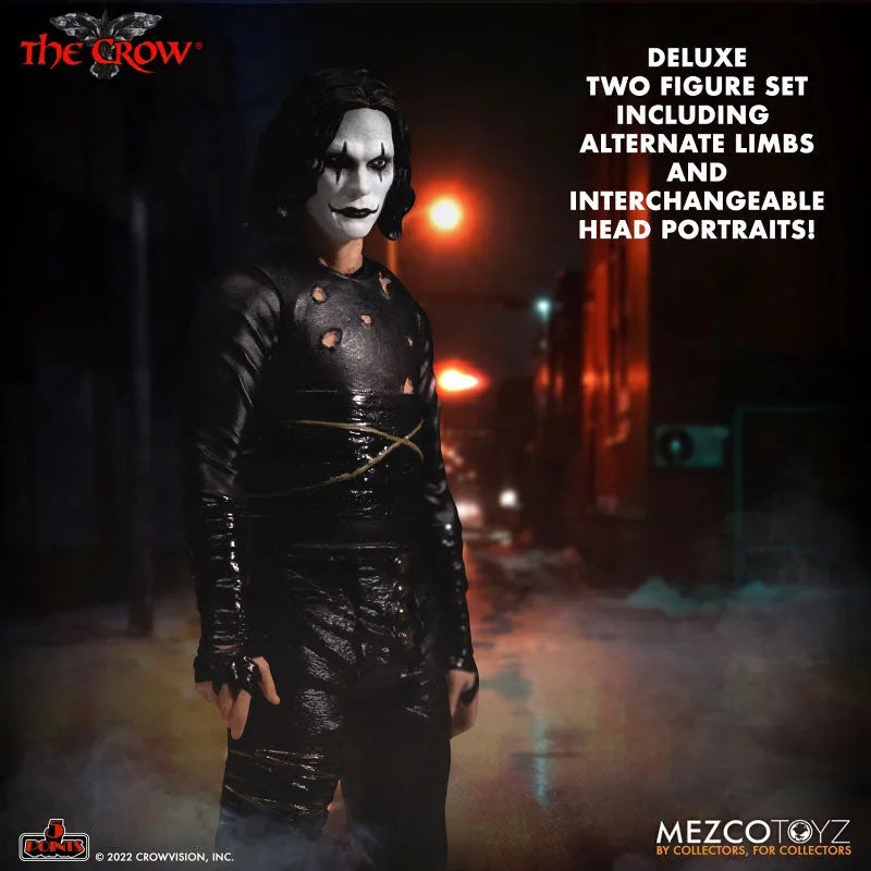 5 Point / The Crow: Eric Draven 3.75 Inch Action Figure Deluxe Setㅤ – Mezco – ActionFigureBrasil