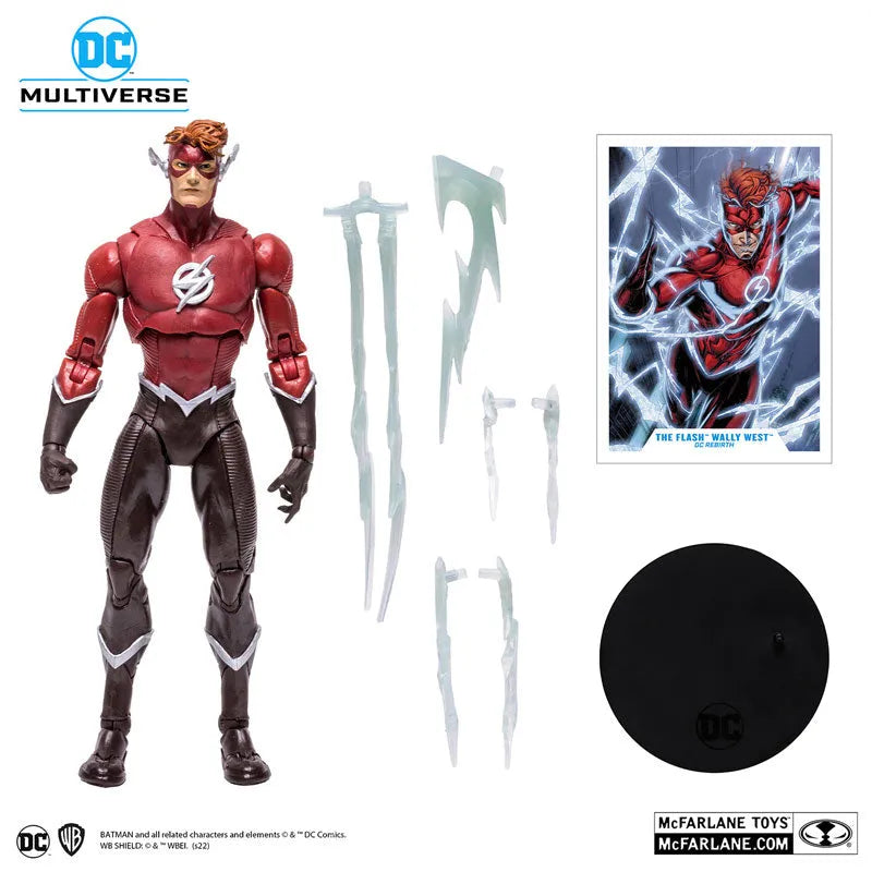7 Inch, Action Figure #154 Flash (Wally West / Red Suit) [Comic/DC Rebirth]ㅤ – McFarlane Toys – ActionFigureBrasil