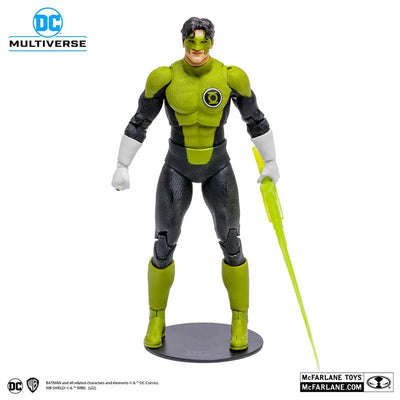7 Inch, Action Figure #155 Green Lantern (Kyle Rayner) [Comic/Blackest Night]ㅤ – McFarlane Toys – ActionFigureBrasil — com base expositora
