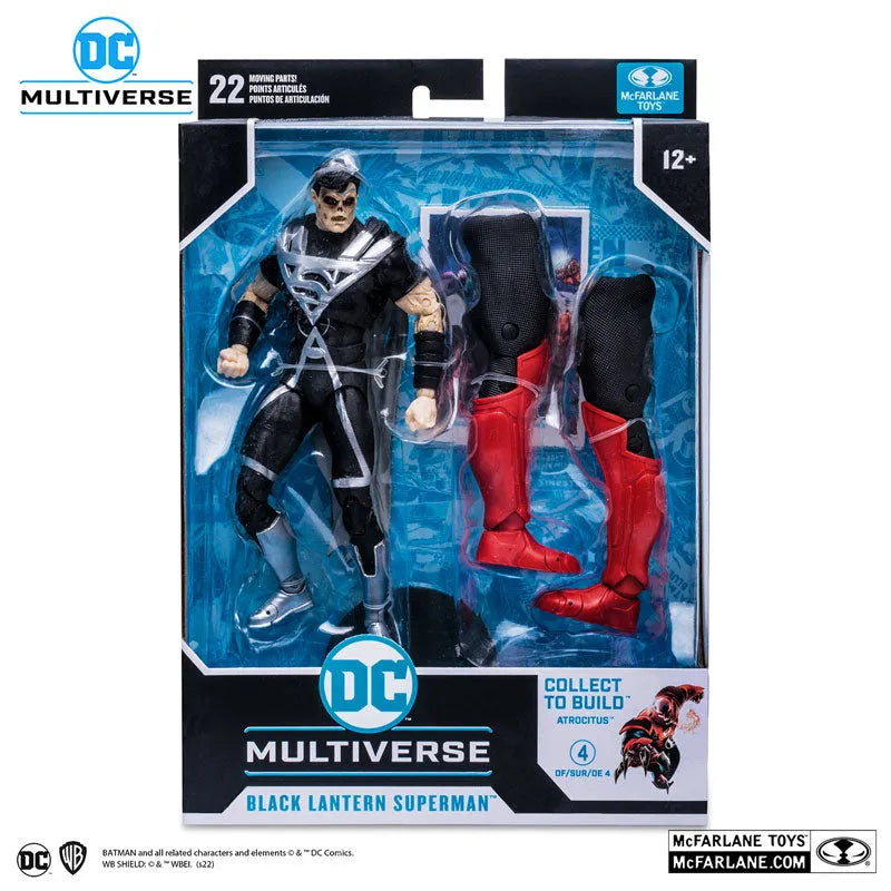 7 Inch, Action Figure #156 Black Lantern Superman [Comic/Blackest Night]ㅤ – McFarlane Toys – ActionFigureBrasil