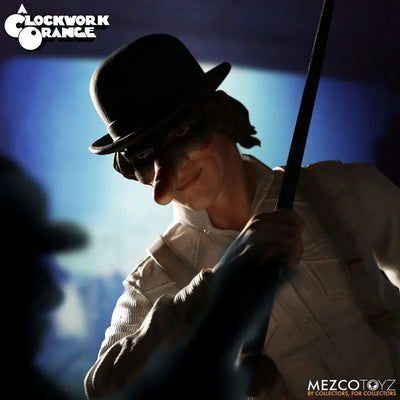 A Clockwork Orange - Alex DeLarge 12 Inch Action Figure(Provisional Pre-order)ㅤ – Mezco – ActionFigureBrasil — iluminação de estúdio