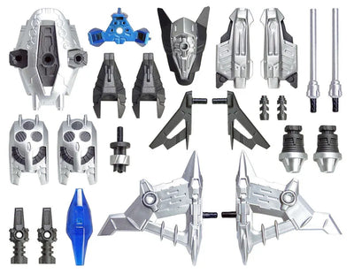 AB014X Assemble Borg 014 Strato Flierㅤ – Kaiyodo – ActionFigureBrasil — com base expositora