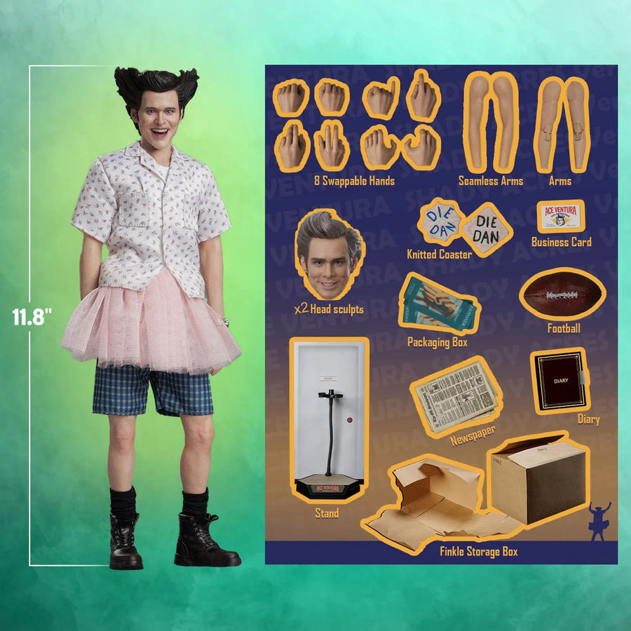 Ace Ventura (Shady Acres Version) – Asmus Collectible Toys – ActionFigure Brasil