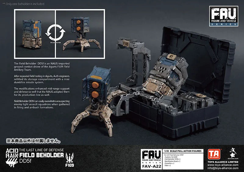 Acid Rain 1/18 Scale FAV-A22 Field Beholder DD5fㅤ – Toys Alliance – ActionFigureBrasil