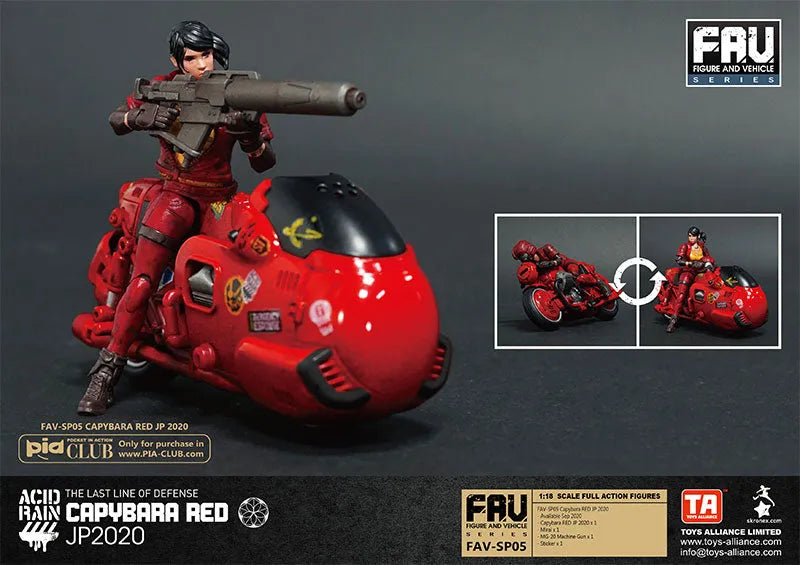 Acid Rain - FAV-SP05 Capybara Red JP2020 - Mirai - 1/18 (Toys Alliance Limited)ㅤ – Toys Alliance – ActionFigureBrasil