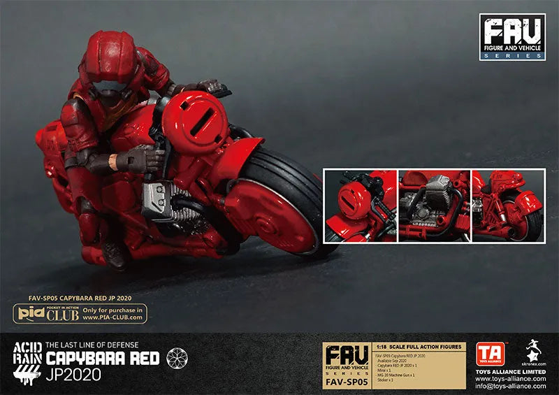 Acid Rain - FAV-SP05 Capybara Red JP2020 - Mirai - 1/18 (Toys Alliance Limited)ㅤ – Toys Alliance – ActionFigureBrasil