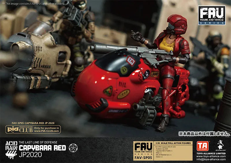 Acid Rain - FAV-SP05 Capybara Red JP2020 - Mirai - 1/18 (Toys Alliance Limited)ㅤ – Toys Alliance – ActionFigureBrasil