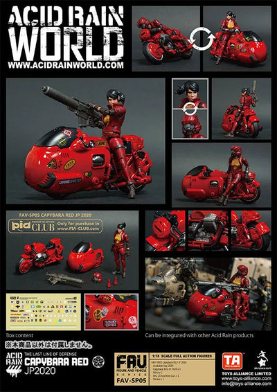 Acid Rain - FAV-SP05 Capybara Red JP2020 - Mirai - 1/18 (Toys Alliance Limited)ㅤ – Toys Alliance – ActionFigureBrasil — acessórios
